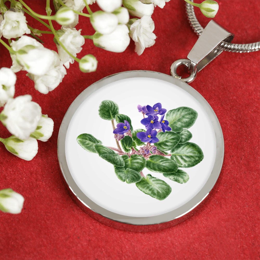 African Violet 2, Necklace