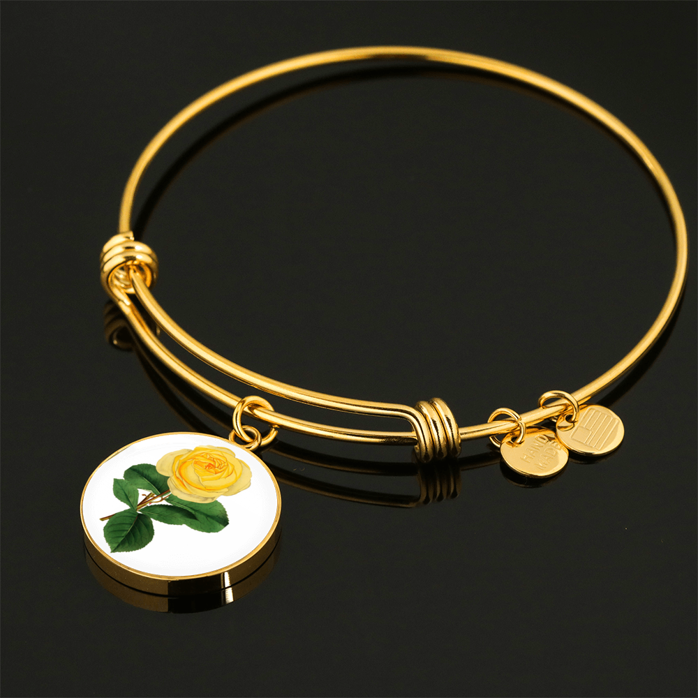 June: Rose Yellow, Bangle Bracelet