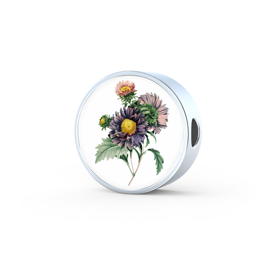Aster Lavender, Round Charm Only
