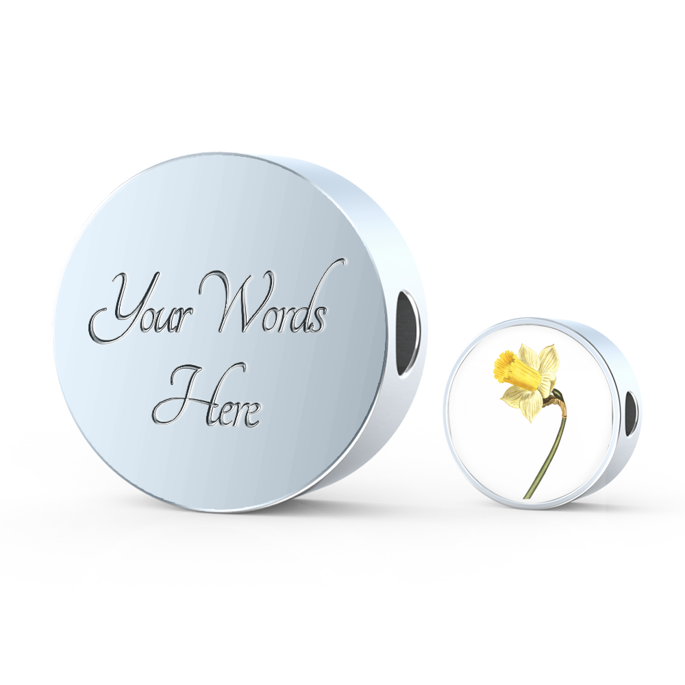 Daffodil, Round Charm Only