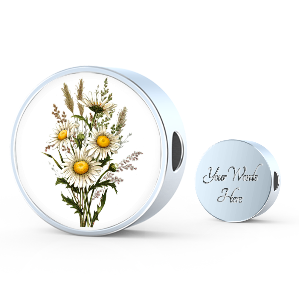 Daisies, Round Charm Only