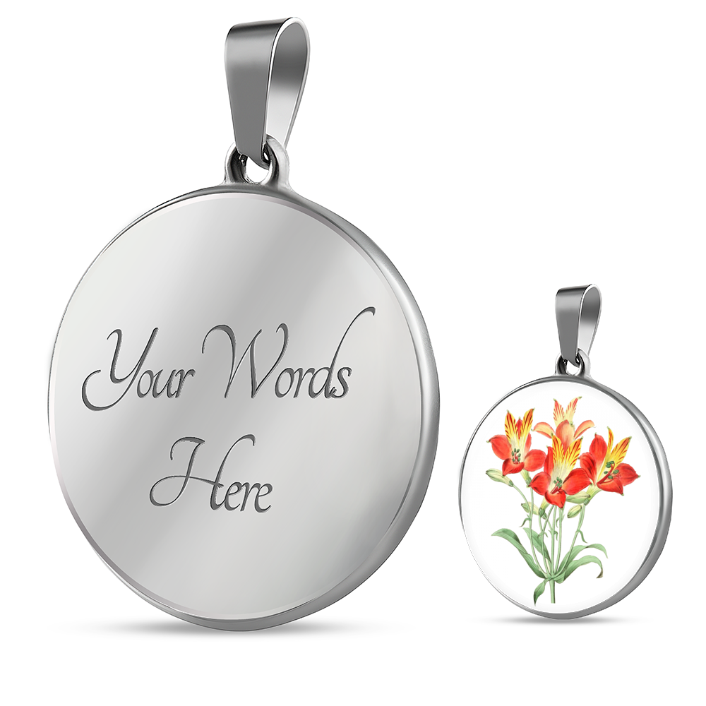 Necklace: Alstromeria