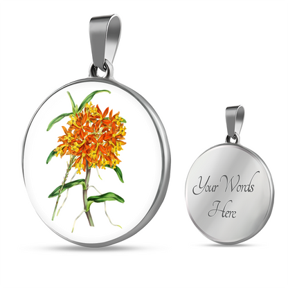 Florida Orchids, Necklace