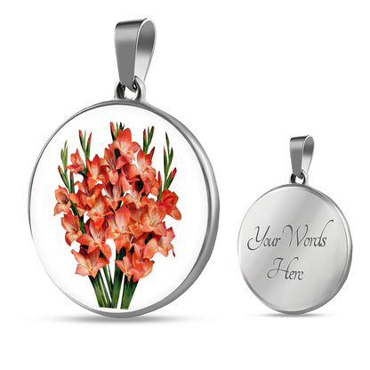 Necklace: Gladiolus
