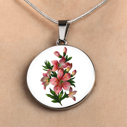 Necklace: Lily Pink
