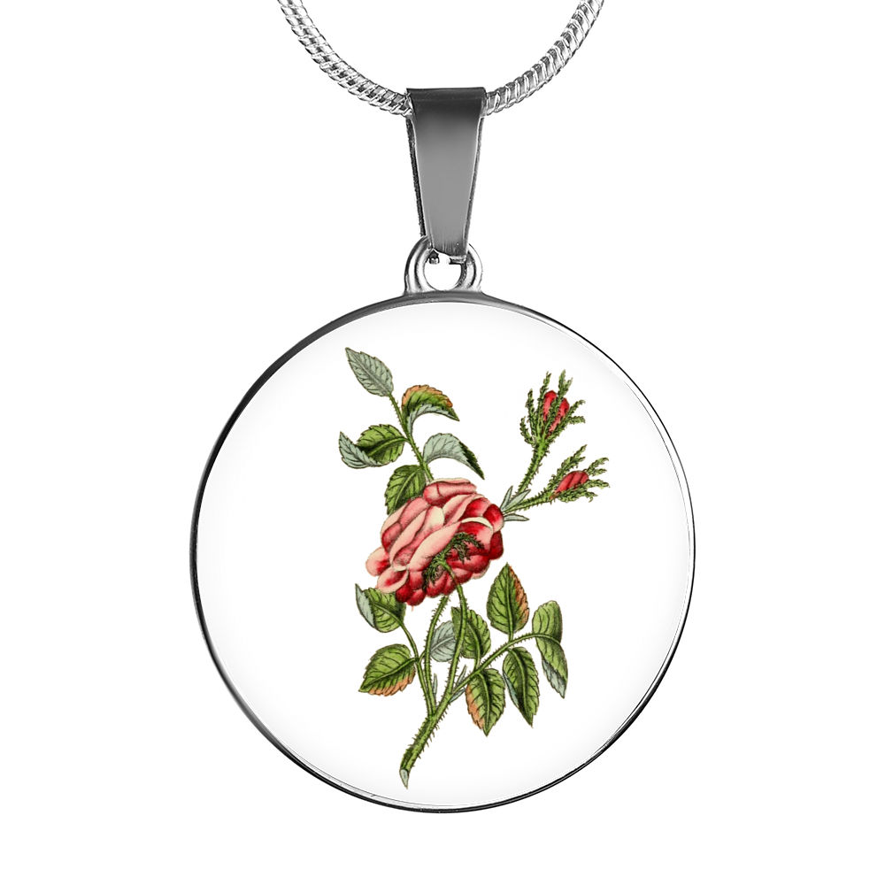 Roses, Roses, Roses: Single Dusty Pink, Necklace