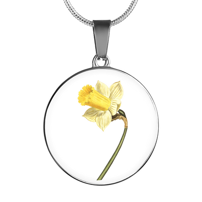 Necklace: March, Daffodil