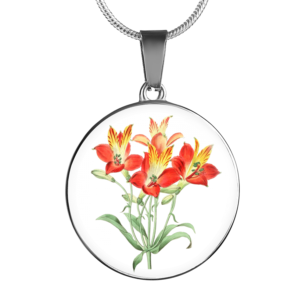 Necklace: Alstromeria