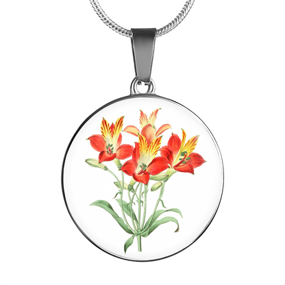 Necklace: Alstromeria