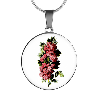 Carnations Deep Pink, Necklace