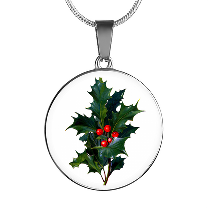 Necklace: December, Holly