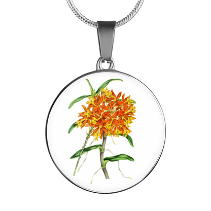 Florida Orchids, Necklace