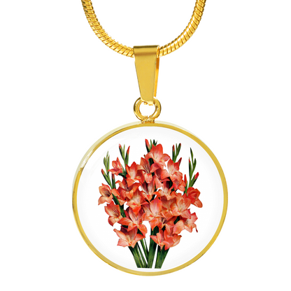 Necklace: Gladiolus