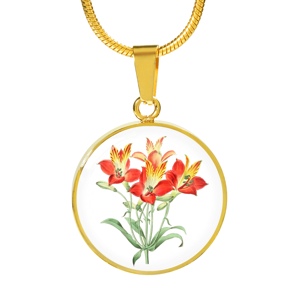 Necklace: Alstromeria