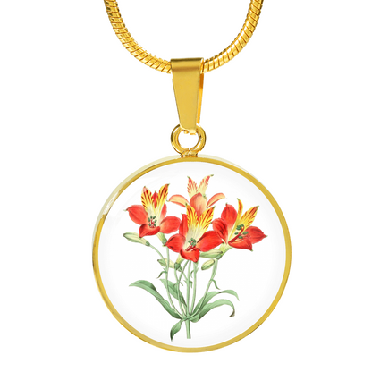 Necklace: Alstromeria
