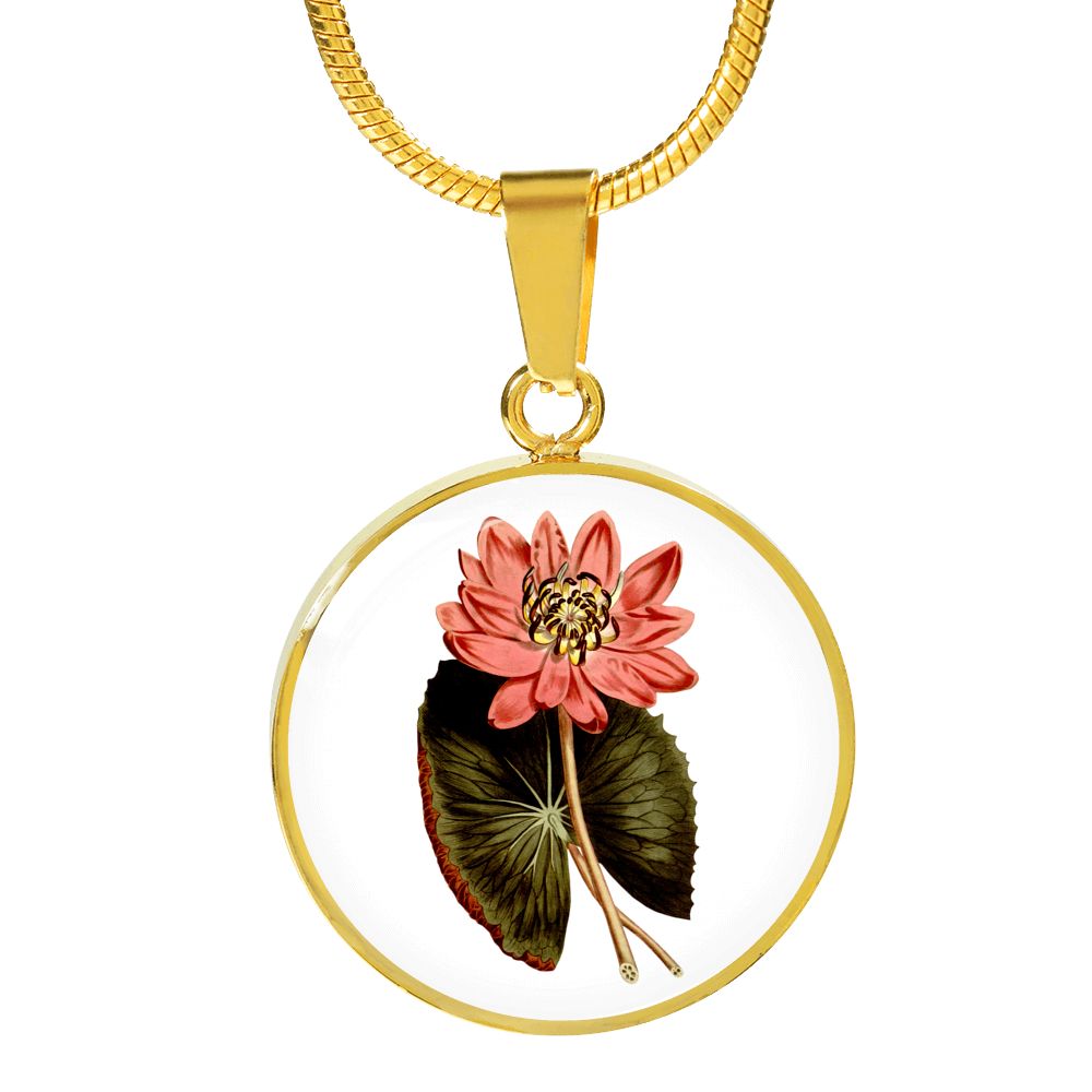 Water Lily Pink, Necklace