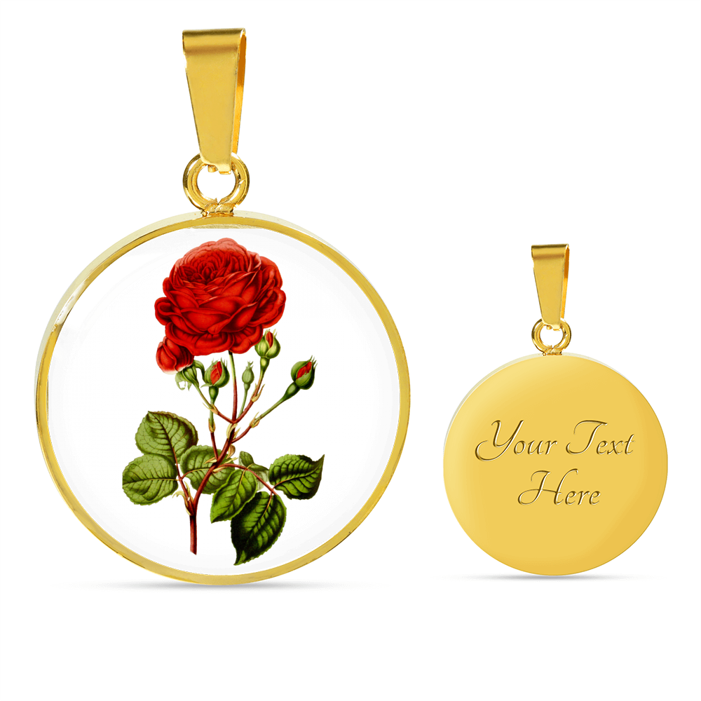 Necklace: Gemini, Rose Red 2