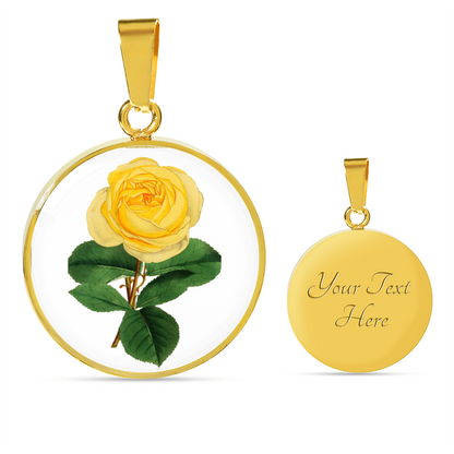June: Rose Yellow, Necklace