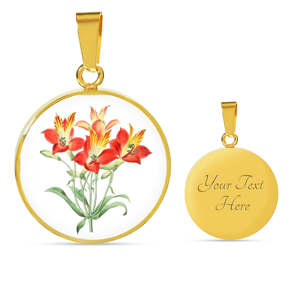 Necklace: Alstromeria
