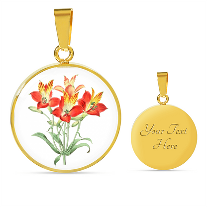 Necklace: Alstromeria