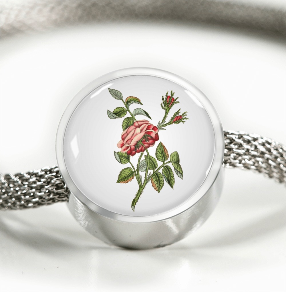 Roses, Roses, Roses: Single Dusty Pink, Luxury Bracelet