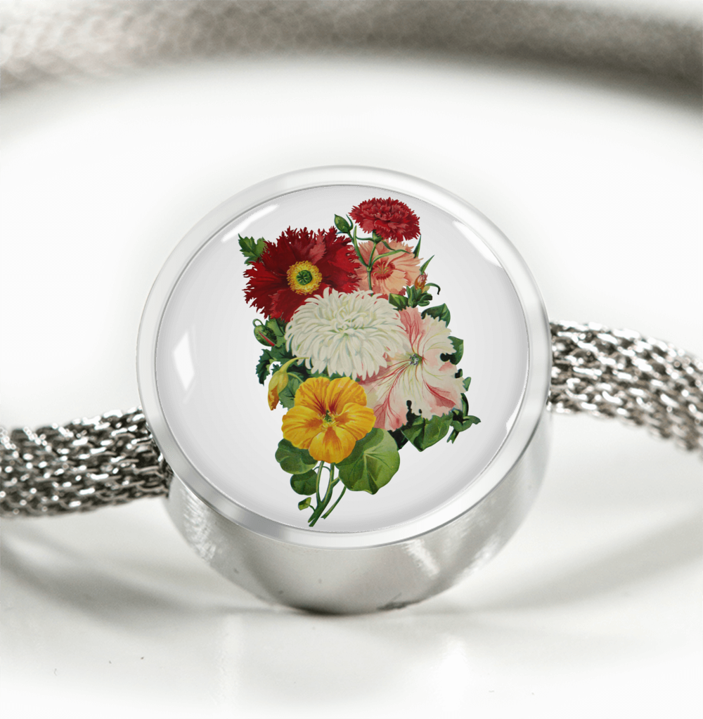 Luxury Bracelet:  Poppies