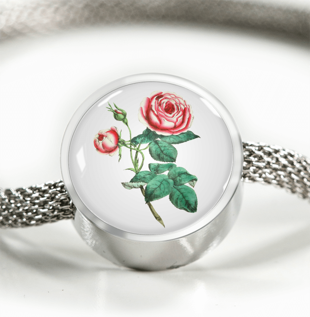 Roses, Roses, Roses: Dark Pink, Luxury Bracelet