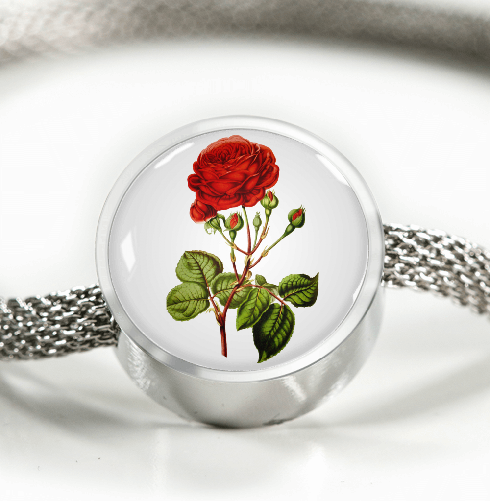 Luxury Bracelet: Gemini, Rose Red 2