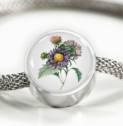 Luxury Bracelet: September, Aster Lavender