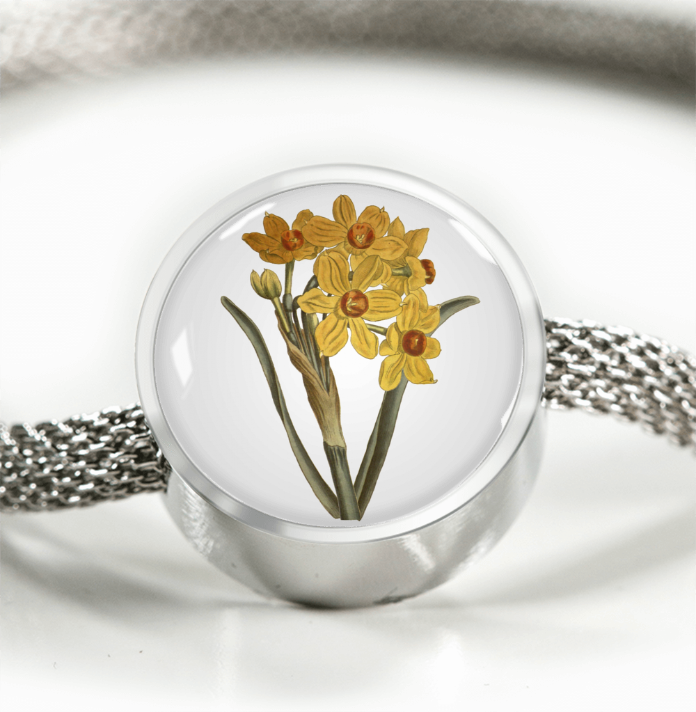 Luxury Bracelet: December, Narcissus Yellow
