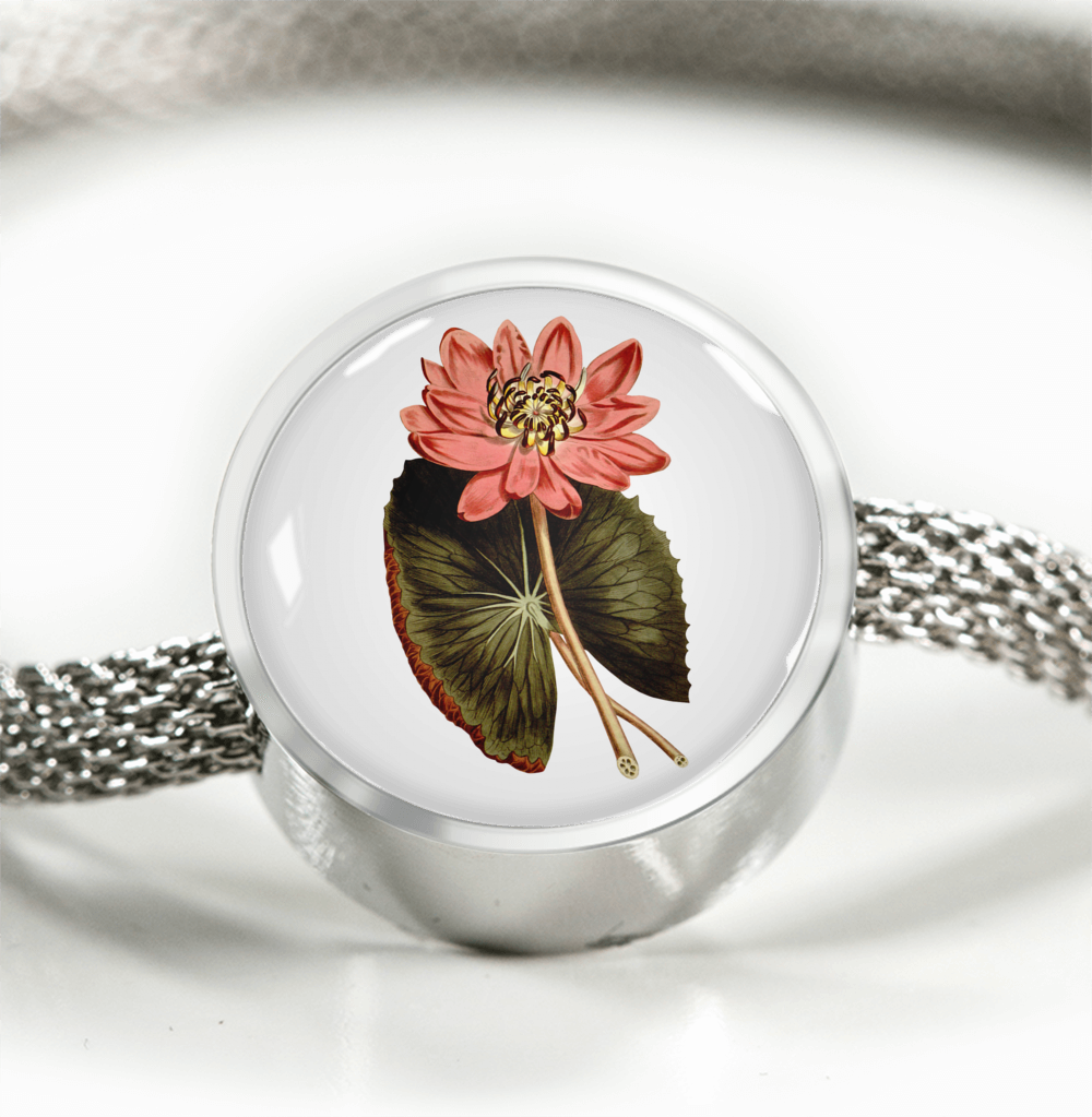 Luxury Bracelet: Water Lily Pink