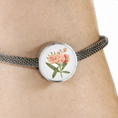 Luxury Bracelet: January, Carnation Soft Pink