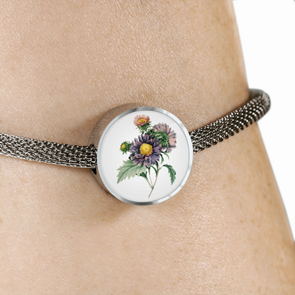 Luxury Bracelet: September, Aster Lavender