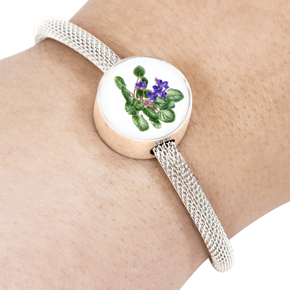 Luxury Bracelet: Capricorn, African Violet 2