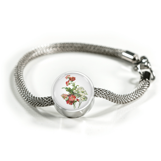 Primrose Red and White, Luxury Bracelet