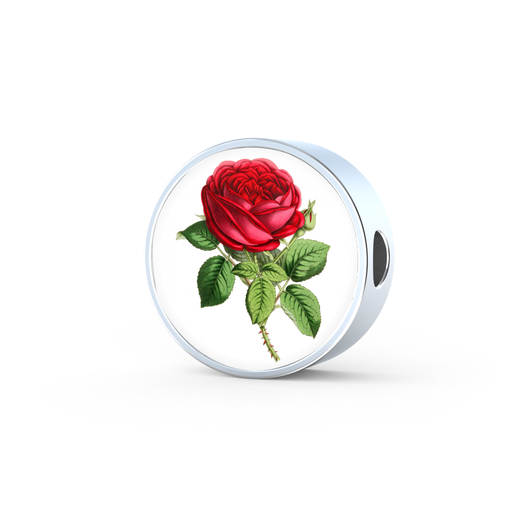 Rose Single Red, Charm