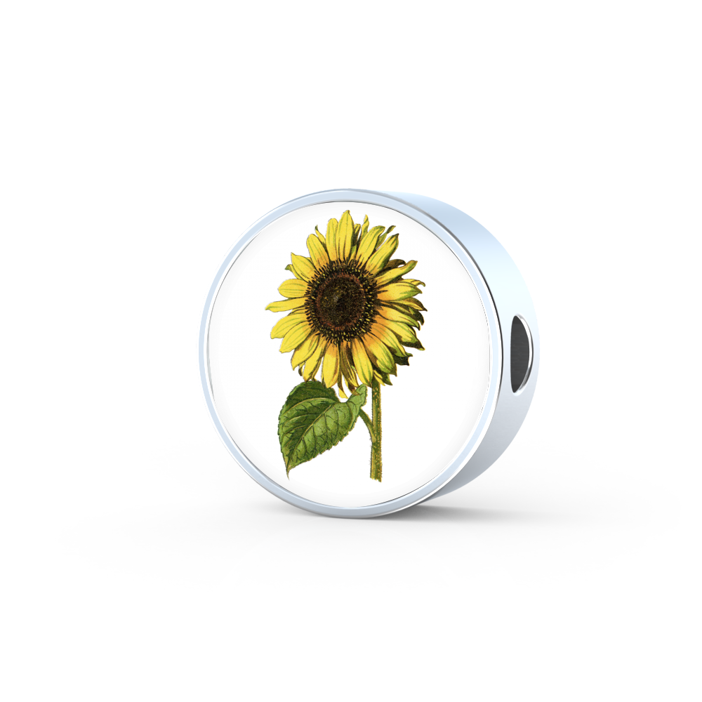 Round Charm: Sunflower