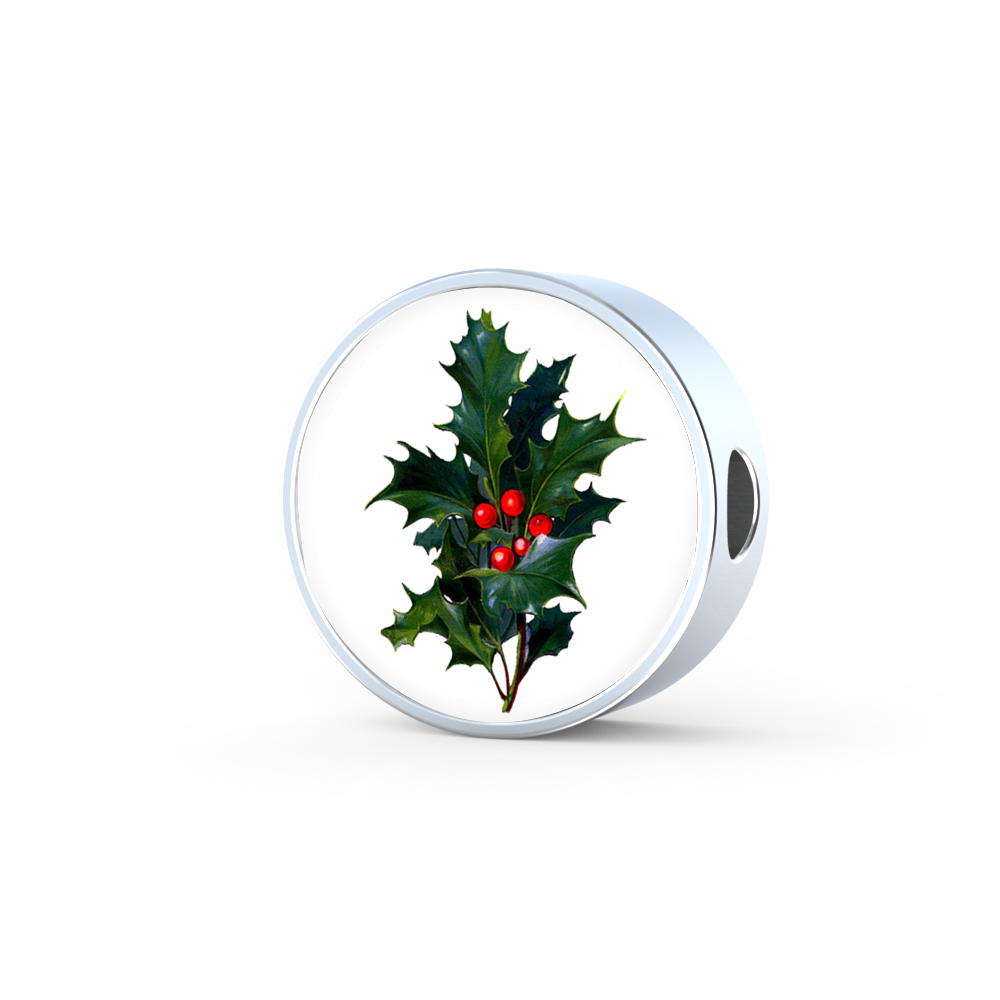 Round Charm: Holly