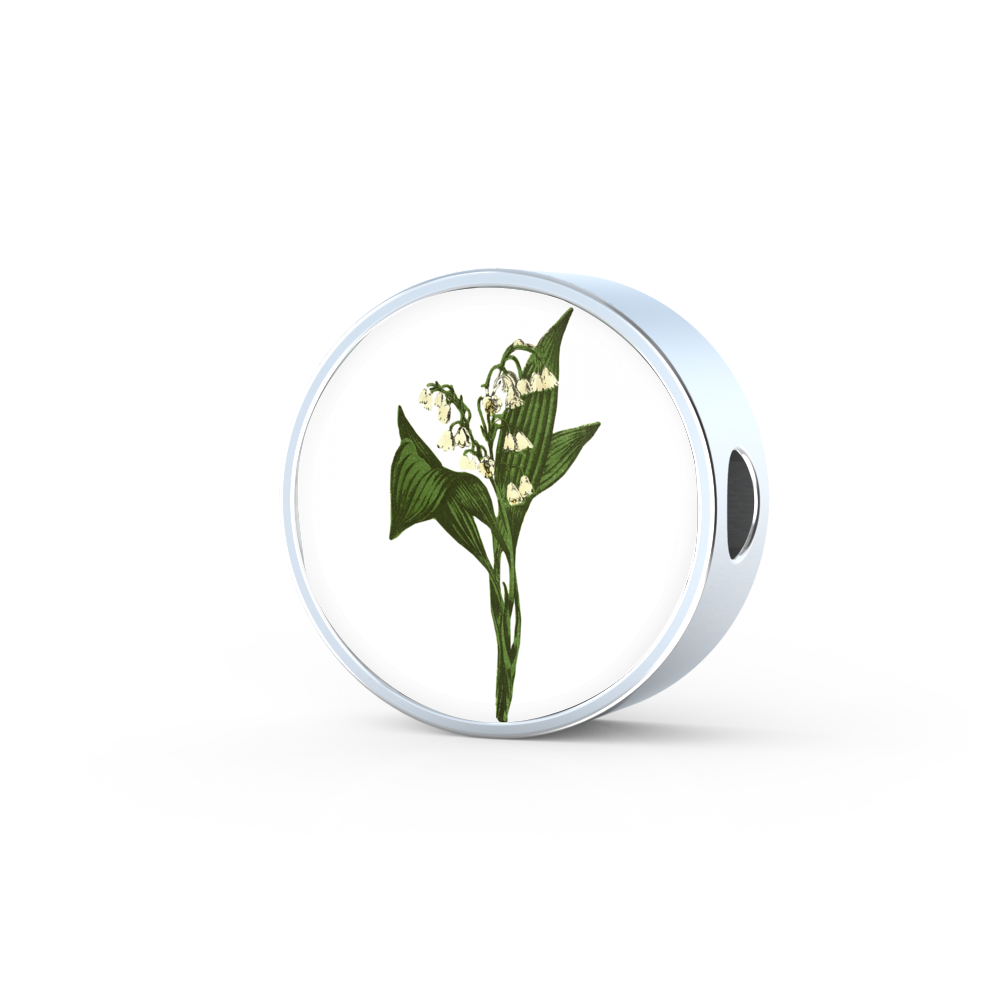 Round Charm: May, Lily of the Valley