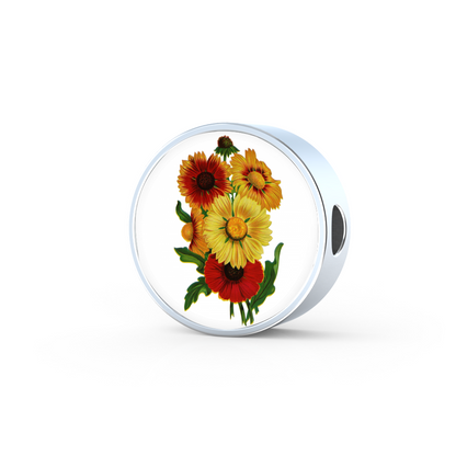 Sunflowers 2, Round Charm Only