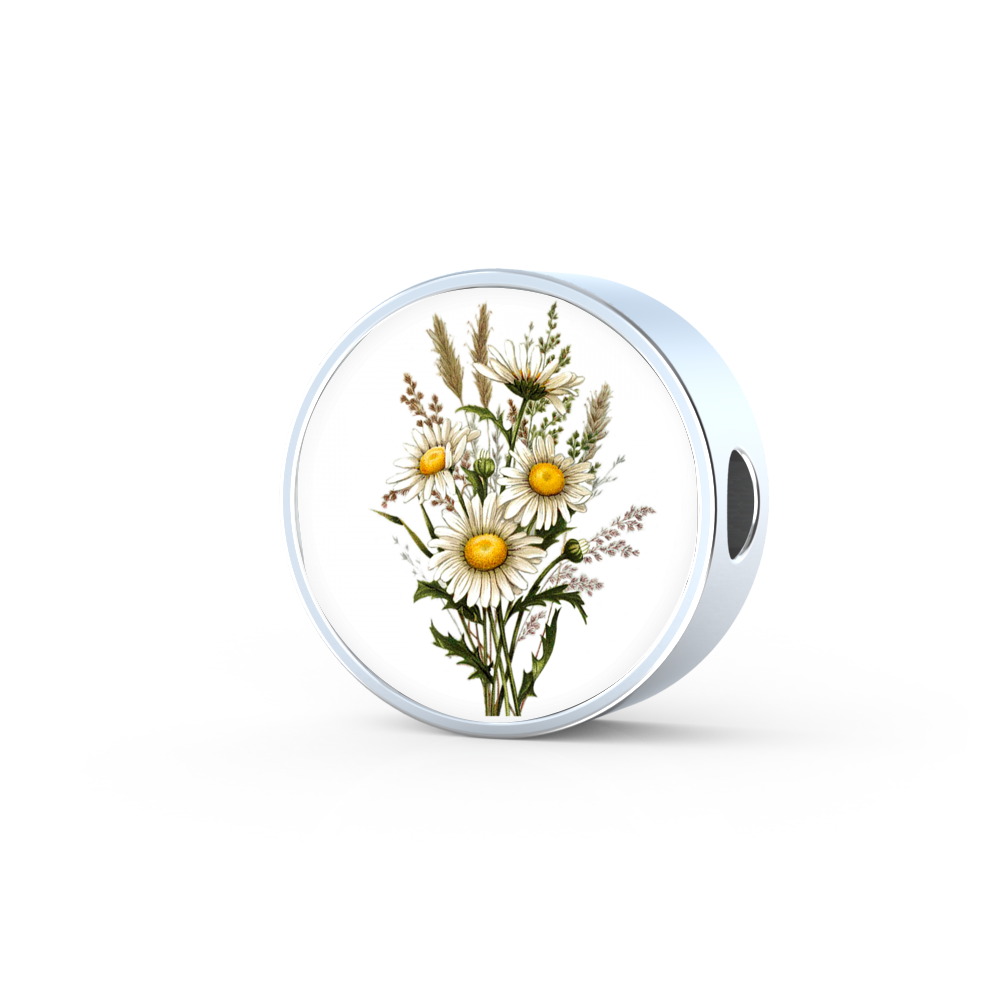 Daisies, Round Charm Only