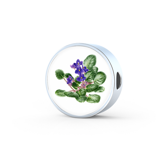 Round Charm: African Violet 2
