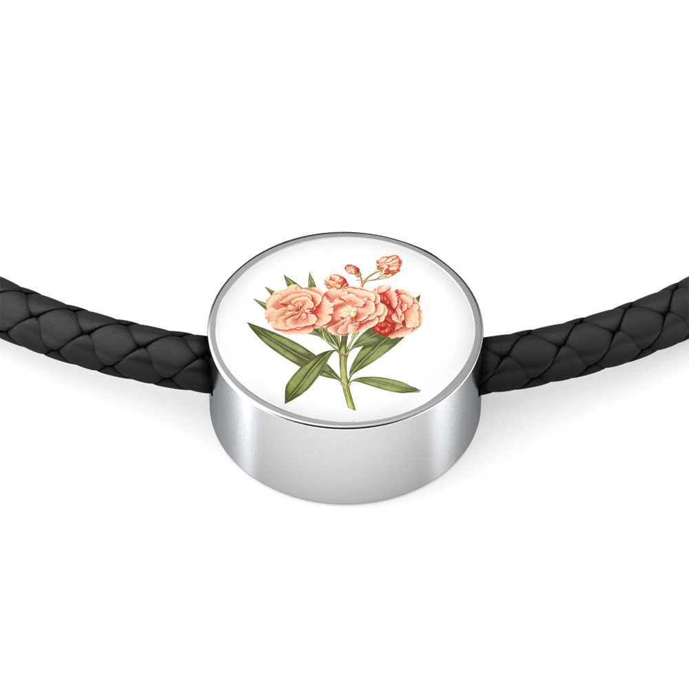 Leather Bracelet: January, Carnation Soft Pink