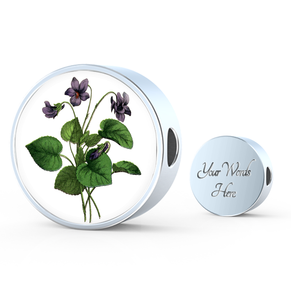 Round Charm: African Violet